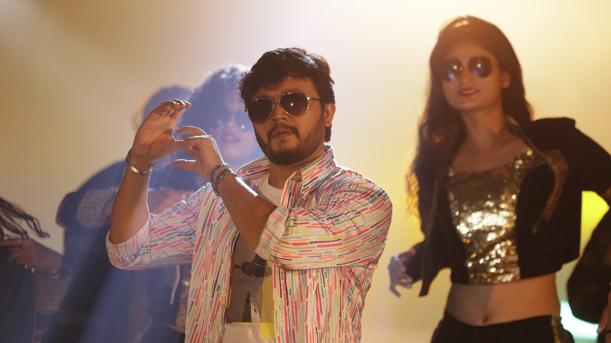 Ganesh in a still from the title track of Sakath