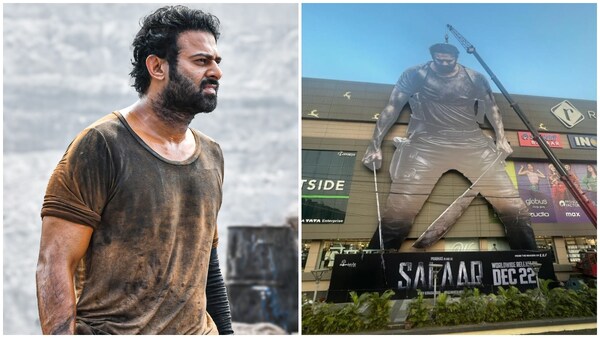 Salaar Ceasefire - Mumbai gears up bigtime for Prabhas' film with a massive cutout