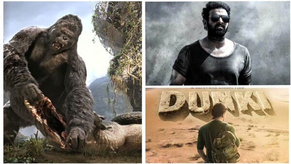 Shah Rukh Khan fans make merry with King Kong and Meg 2 dinosaur death scenes about Dunki vs Salaar clash