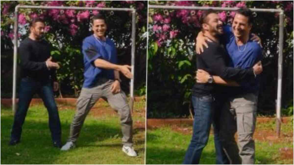 Akshay Kumar makes Salman Khan dance to 'Main Khiladi Tu Anari' and it's a treat to watch