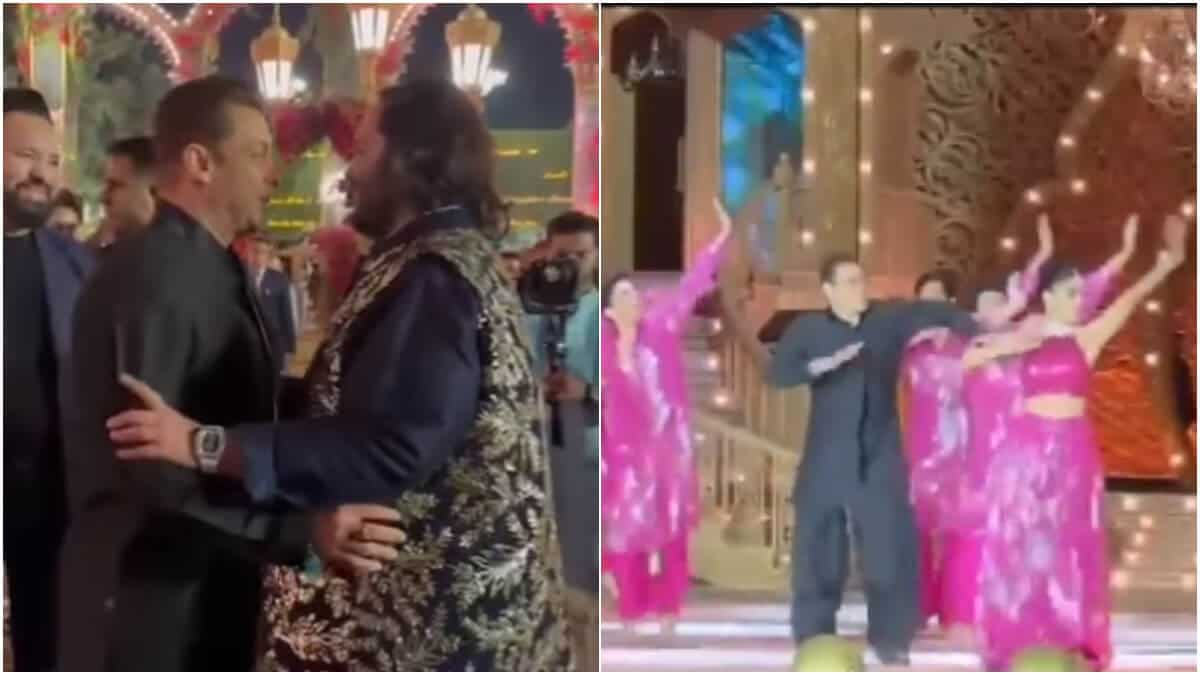 Salman Khan dances to his iconic hits and steals the show at Anant