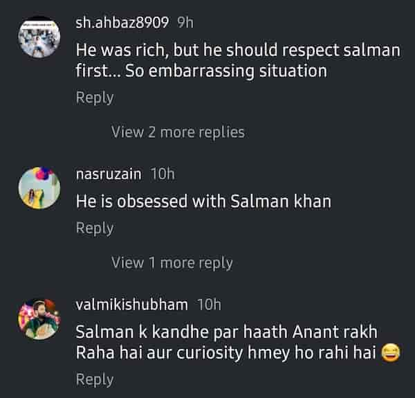 Salman Khan, Anant Ambani