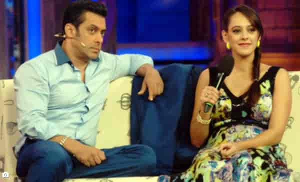 Salman Khan and Hazel Keech