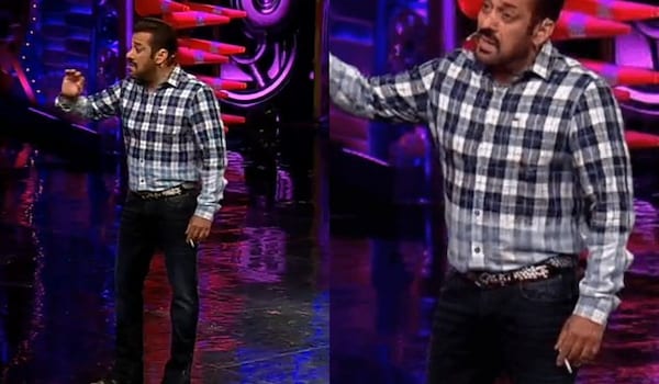 Caught on camera: Salman Khan smoking a cigarette while hosting recent Bigg Boss OTT 2 episode, See pics