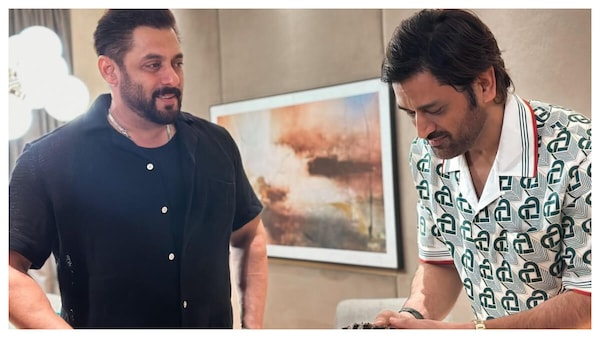 Salman Khan wishes MS Dhoni with an adorable birthday note as he celebrates his birthday at Galaxy Apartment