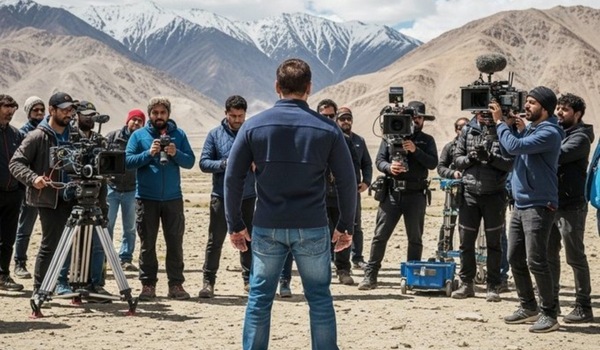 Salman Khan shoots for Battle of Galwan in Ladakh