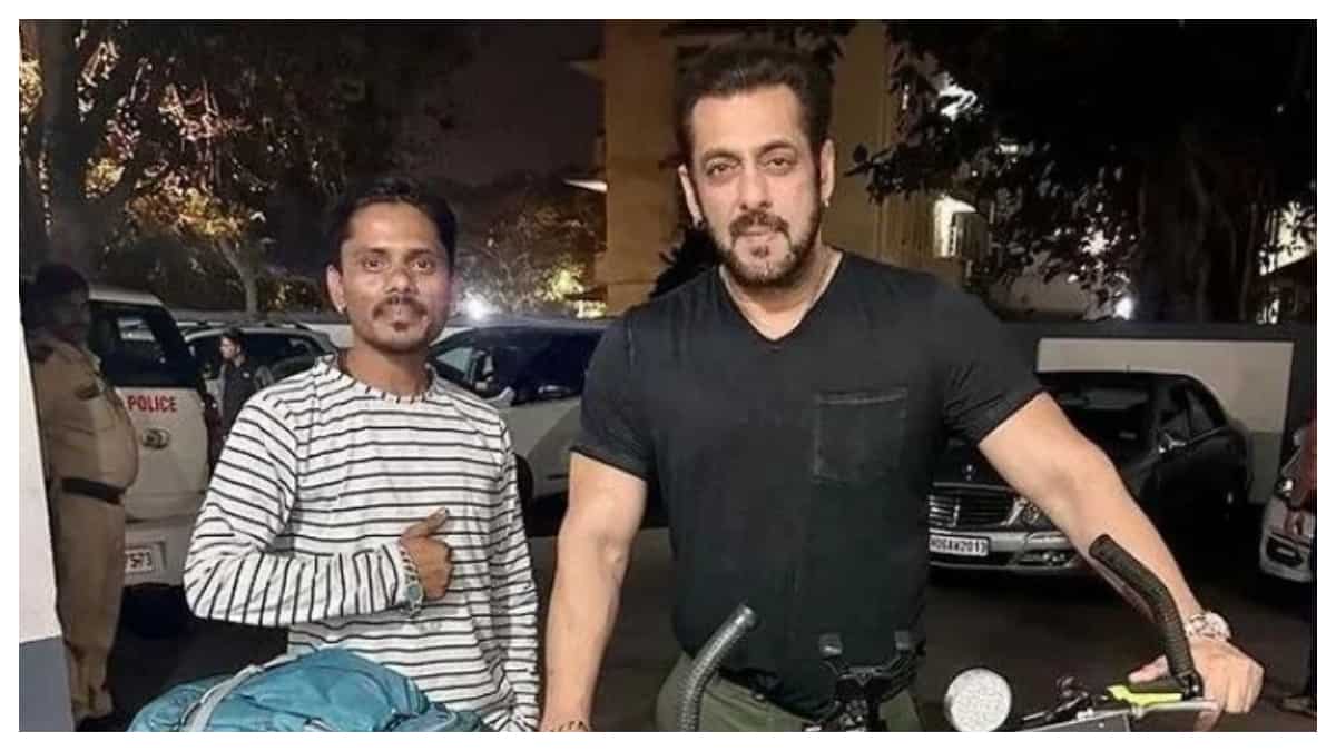 Salman Khan Fan Covers 1100 Km On Cycle To Reach Mumbai Fulfills His