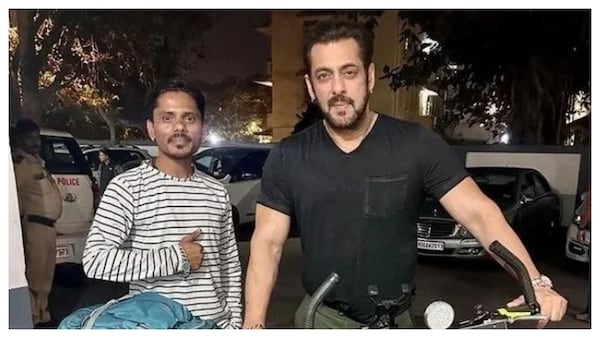 Salman Khan fan covers 1100 km on cycle to reach Mumbai, fulfills his dream of meeting the superstar