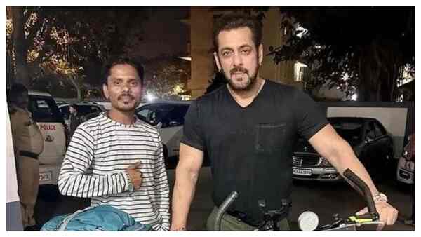 Salman Khan fan covers 1100 km on cycle to reach Mumbai, fulfills his dream of meeting the superstar