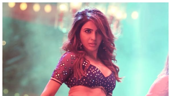 Samantha's catchy dance number 'Oo Antava' played at a cricket stadium in Florida