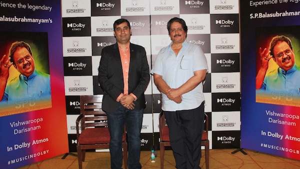 Sameer Seth, the Director of Marketing, India of Dolby Laboratories and Rajesh Dhupad, the CEO of Symphony Recording Company