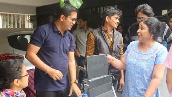 Samujjal Kashyap and Jahanara Begum in a BTS image