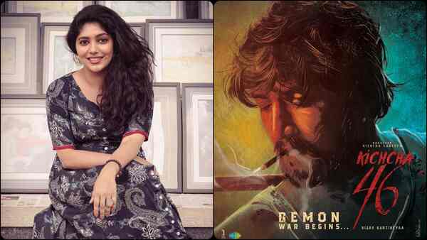 Samyukta Hornad on board 'Kiccha 46'