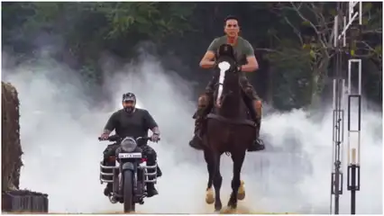 16 years of Welcome - Akshay Kumar drops stylish clip with Sanjay Dutt from Welcome To The Jungle shoot to mark special day