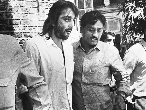 Sanjay Dutt during his court trial for 1993 Mumbai bomb blasts