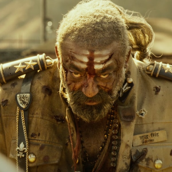 Sanjay Dutt in a still from Shamshera