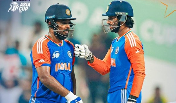 Sanju Samson and Tilak Varma (Image Credit: BCCI)