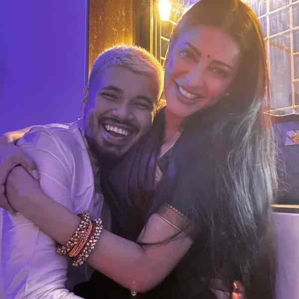 Santanu Hazarika and Shruti Haasan/Instagram