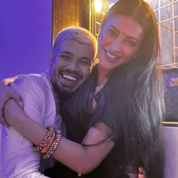 Santanu Hazarika and Shruti Haasan/Instagram