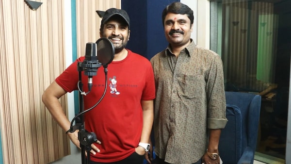 DD Returns star Santhanam announces his next, reveals cast and crew details from dubbing studio