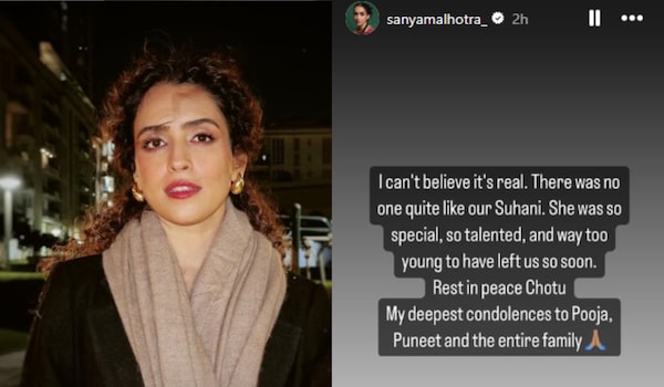 Sanya Malhotra's tribute to Dangal co-star