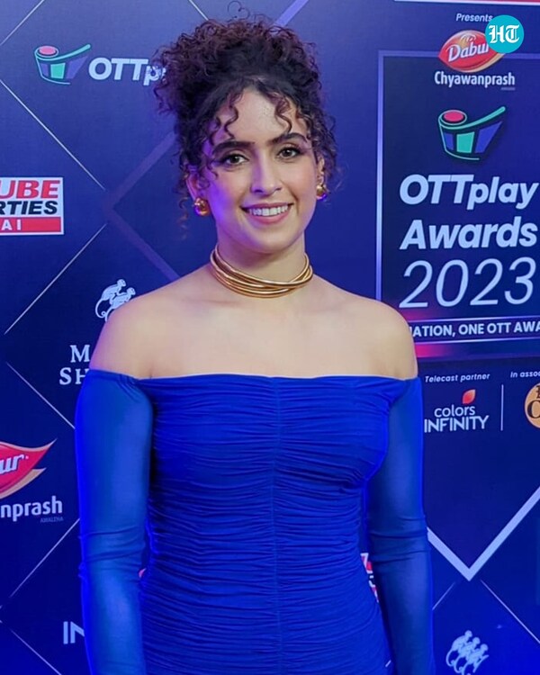 Sanya Malhotra at OTTplay Awards 2023.