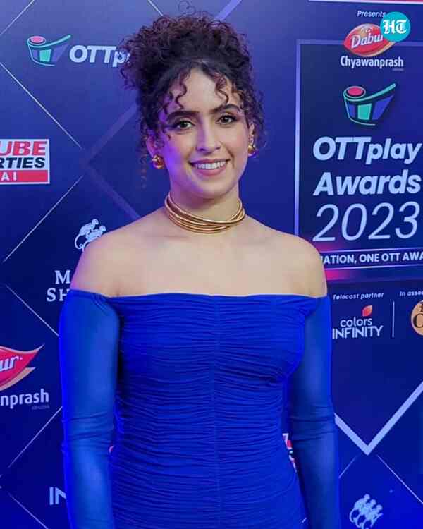 Sanya Malhotra at OTTplay Awards 2023.