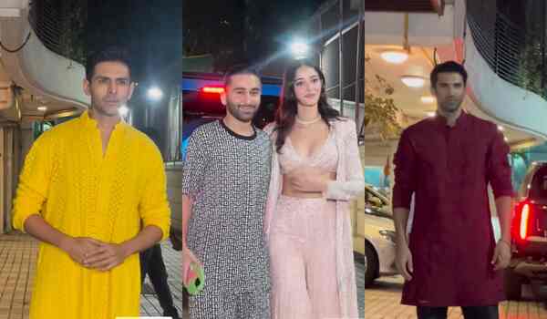 WATCH: Kartik Aaryan, rumored love birds Ananya Pandey, Aditya Roy Kapur attend Sara Ali Khan’s glamorous Diwali Party