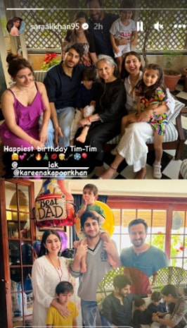 Sara Ali Khan's story about Taimur's birthday
