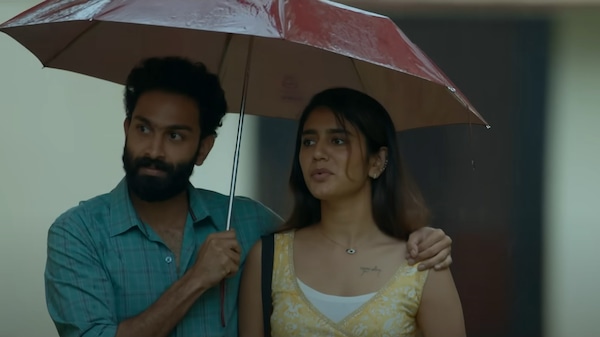 Sarjano Khalid and Priya Prakash Varrier in a still from 4 Years
