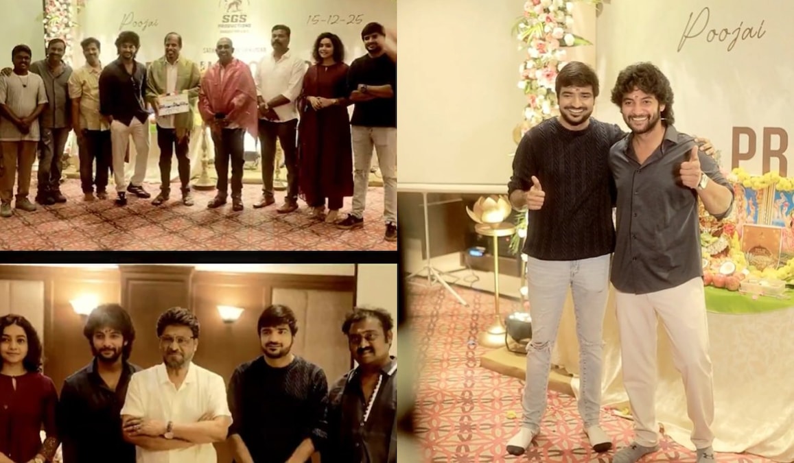 Actor-comedian Sathish begins new film; co-stars Aadhi Sai Kumar in Tamil debut