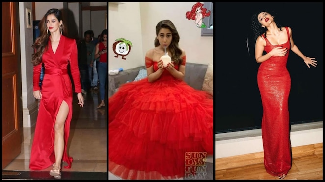 PHOTOS: From Ananya Panday to Katrina Kaif, these celebrities are colouring the town red