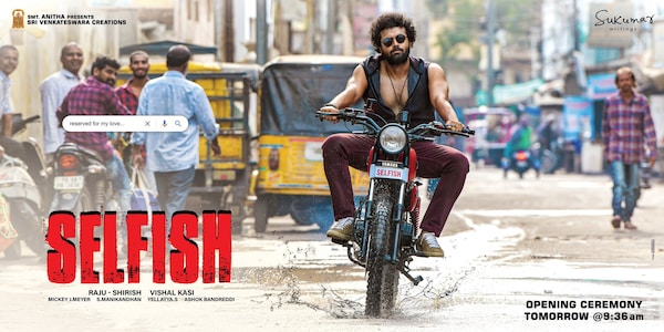 Ashish Reddy in his upcoming film Selfish