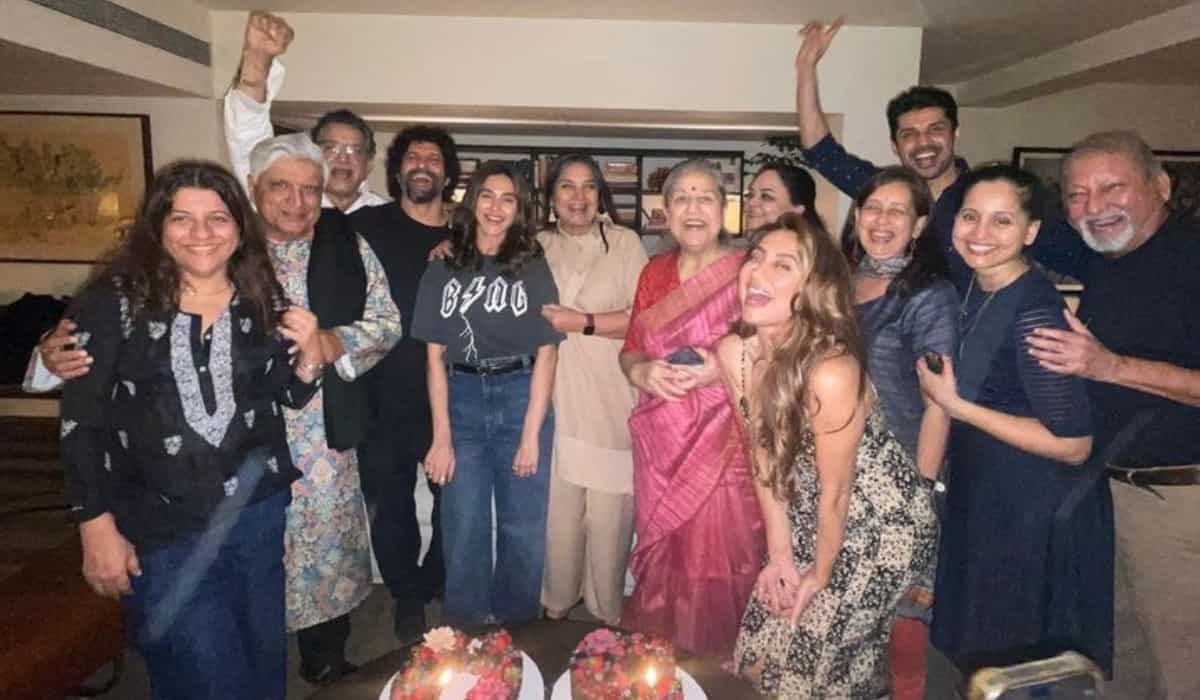 Shabana Azmi drops throwback pic from Javed Akhtar's ex-wife Honey Irani's birthday party; apologizes for THIS reason