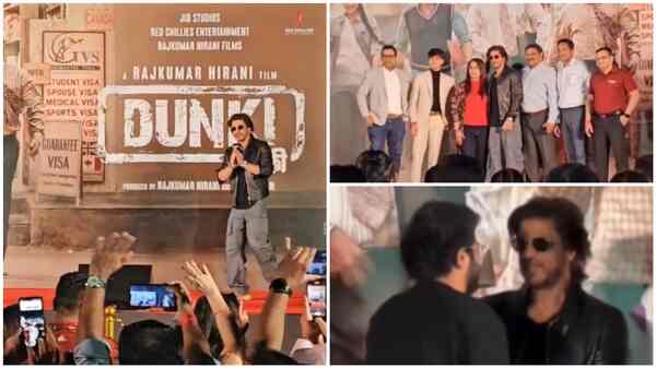 Shah Rukh Khan expresses gratitude to his fans for showering love on Pathaan, Jawan, Dunki | Watch video