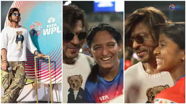 WPL 2024 - Shah Rukh Khan meets cricketers during his dance practice session ahead of the opening ceremony