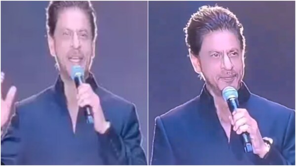 Shah Rukh Khan steals the show as he delivers iconic dialogue in Gujarati at Anant Ambani-Radhika Merchant's pre-wedding event