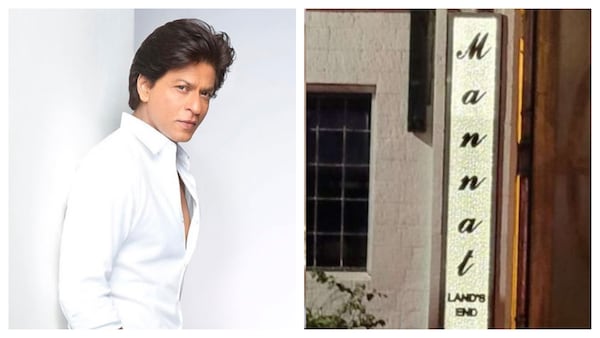 Shah Rukh Khan gets a stunning diamond-studded nameplate for Mannat; pictures go viral