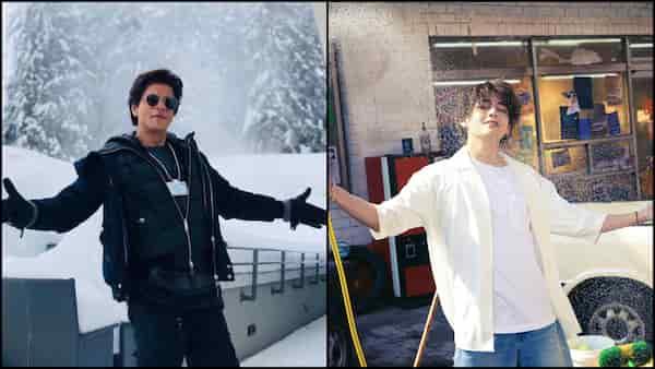 Shah Rukh Khan and BTS V