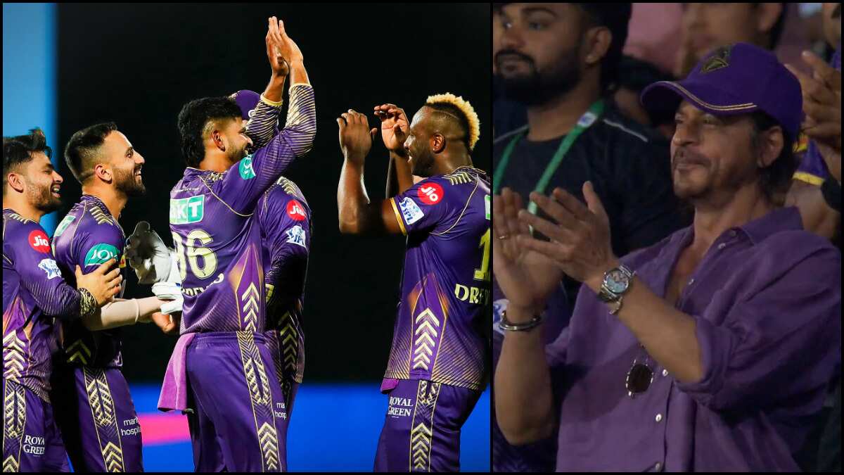 IPL 2024 Shah Rukh Khan Beams With Pride As KKR Clinches Massive 106 