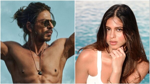 Suhana Khan's reaction to dad Shah Rukh Khan's smoking hot bod cannot be missed!
