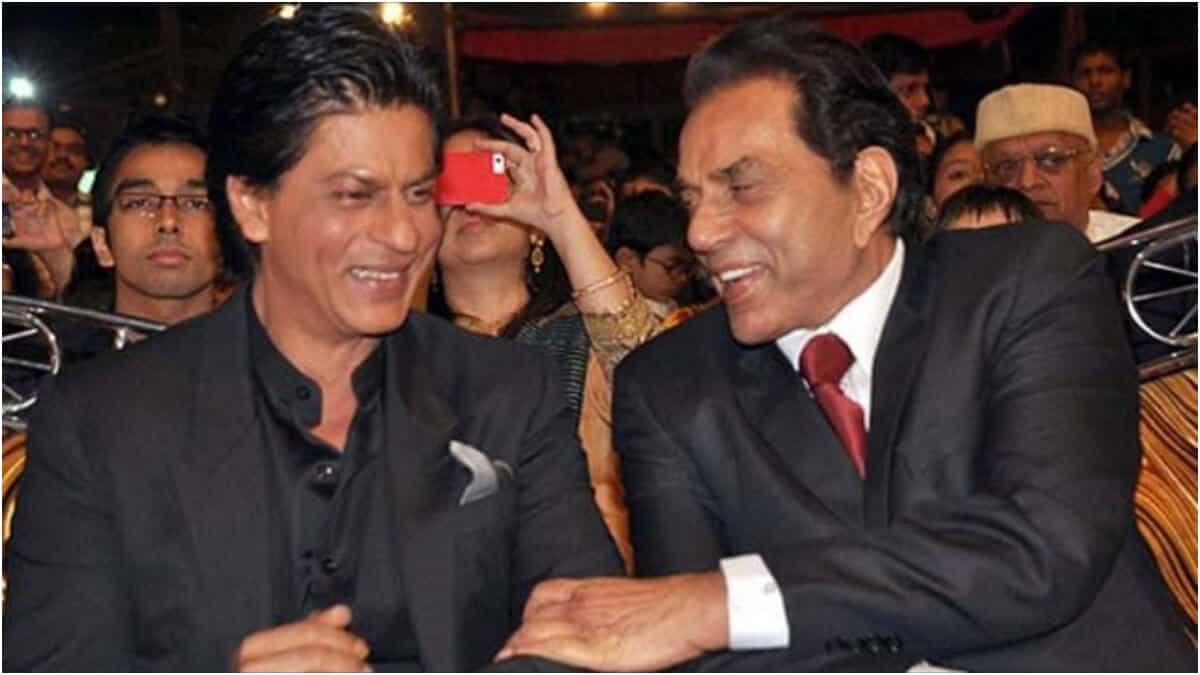 https://www.mobilemasala.com/film-gossip/Blast-from-the-past-Dharmendra-calls-Shah-Rukh-Khan-son-with-throwback-photo-Bobby-Deol-reacts-i297291