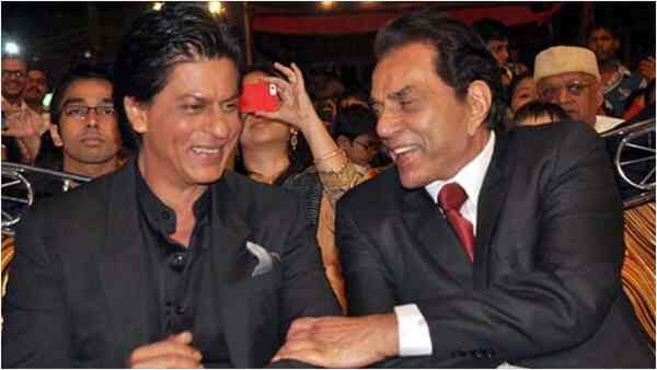 Blast from the past! Dharmendra calls Shah Rukh Khan 'son' with throwback photo; Bobby Deol reacts