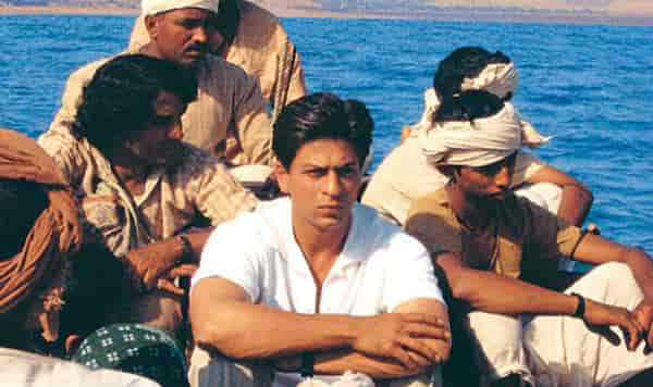 Shah Rukh Khan in a still from Swades