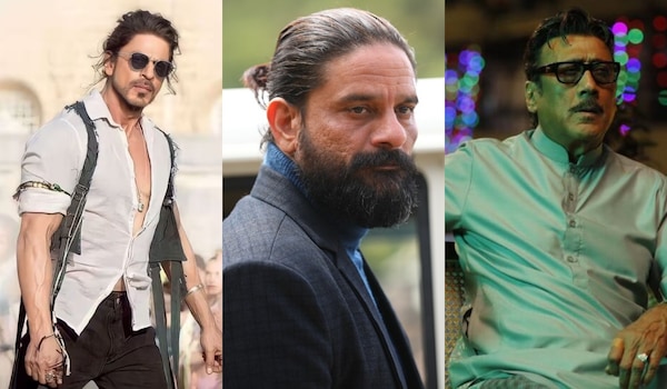 Shah Rukh Khan, Jaideep Ahlawat, and Jackie Shroff