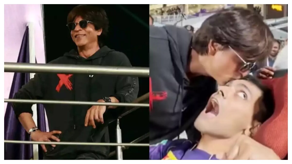 Shah Rukh Khan Kissing Specially Abled Super Fan Goes Viral Netizens Say ‘srk Ek Hi Dil Kitni 
