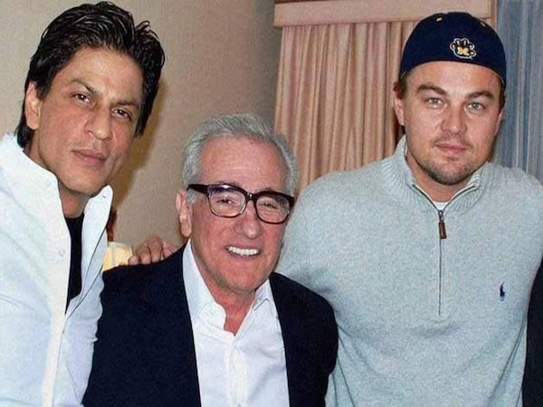 Shah Rukh Khan, Martin Scorsese and Leonardo DiCaprio