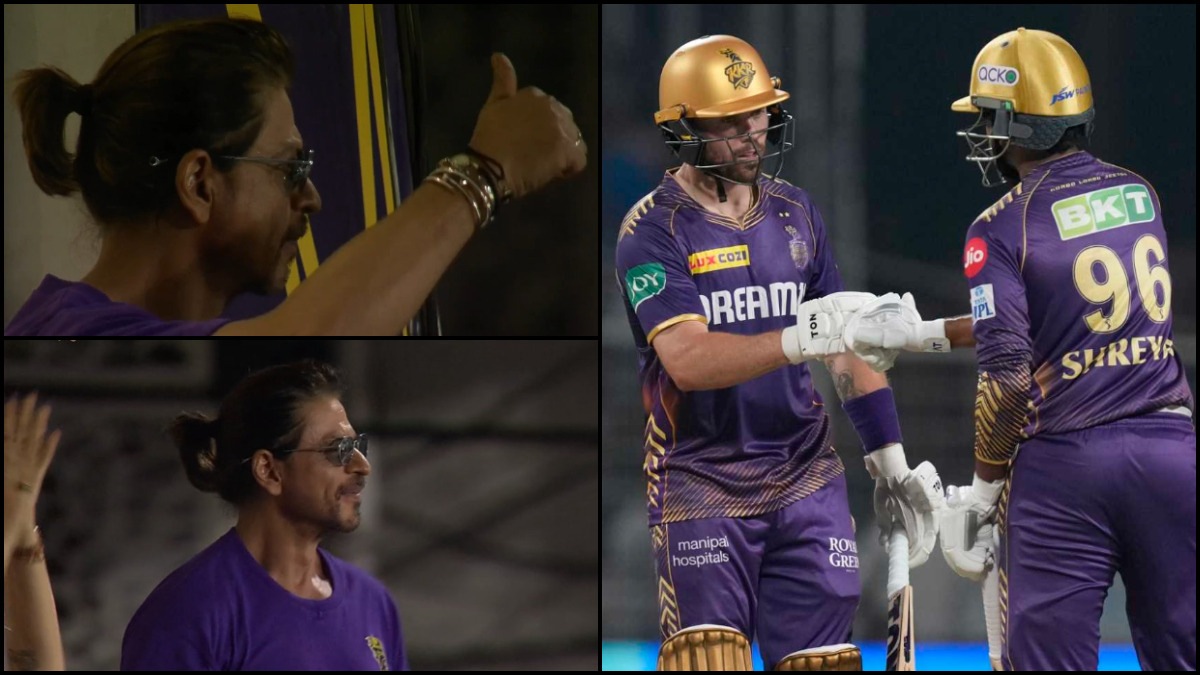 IPL 2024 - Shah Rukh Khan, fans enjoy KKR openers Sunil Narine, Philip Salt's carnage vs PBKS