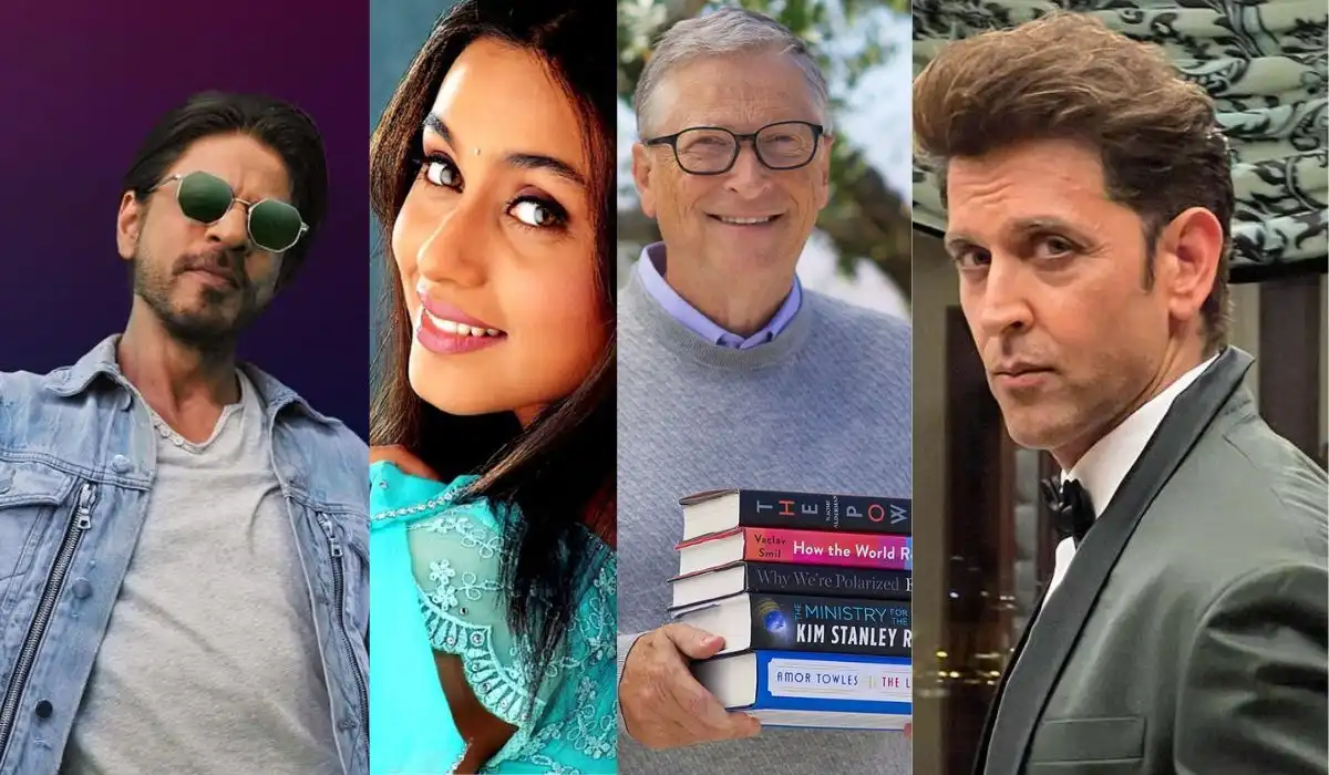 Bill Gates incorporates a clip from a Shah Rukh Khan film, Dhoom’s background score and Rani Mukerji dancing… all of these in his presentation!