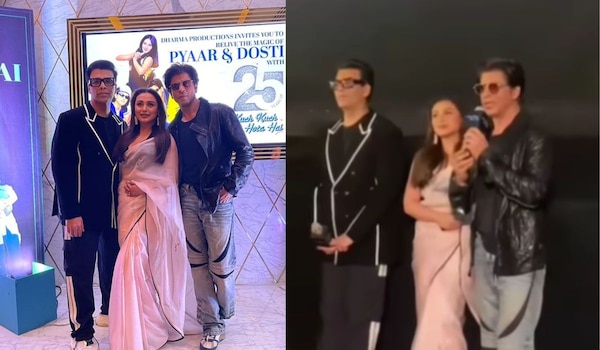 25 years of Kuch Kuch Hota Hai: Shah Rukh Khan, Rani Mukerji, Karan Johar pay surprise visit to theatre screening the film; awestruck fans describe it as surreal experience!
